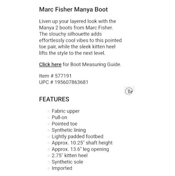 MARC FISHER 9 MANYA MID CALF RUCHED KITTEN HEEL BOOT BOOTIE BLACK NIB - Picture 2 of 11